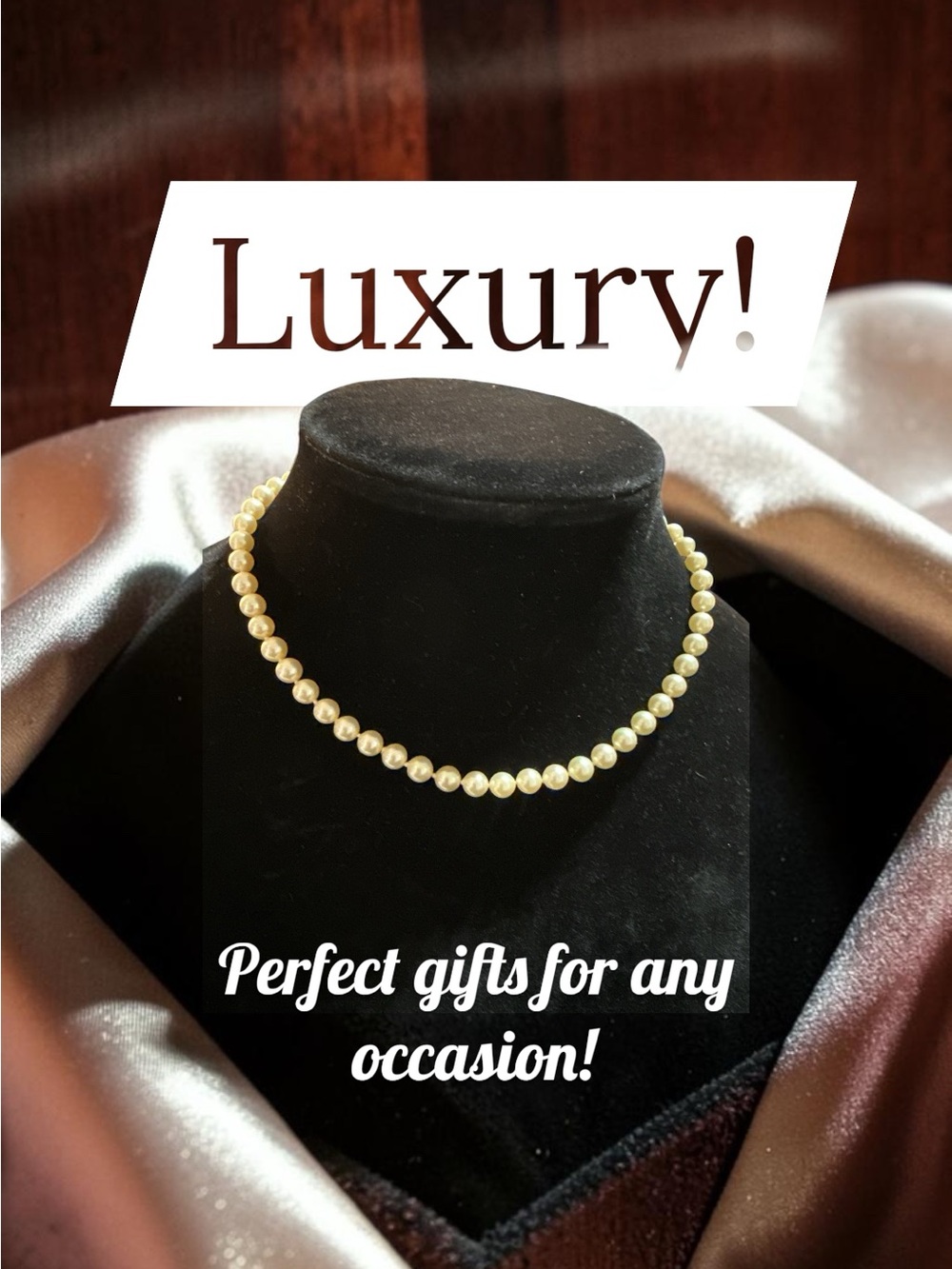 Mikimoto 15” Akoya Pearl Necklace from Japan 1950’s-70’s